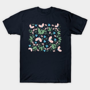 Butterflies and flowers T-Shirt